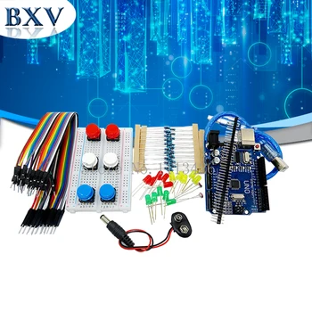 1set Starter Kit UNO R3 mini Breadboard LED jumper wire button for rduino compatile
1set Starter Kit UNO R3 mini Breadboard LED jumper wire button for rduino compatile