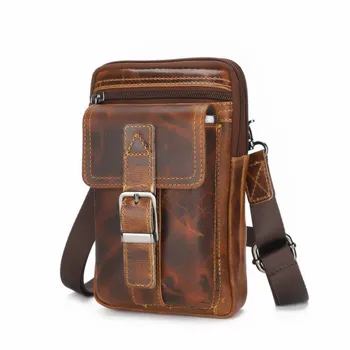 2020 Genuine Leather Vintage Waist Packs Men Travel Fanny Pack Belt Bum shoulder Bag Waist Bag Mobile Phone Pouch
2020 Genuine Leather Vintage Waist Packs Men Travel Fanny Pack Belt Bum shoulder Bag Waist Bag Mobile Phone Pouch