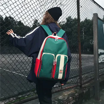 Ins Super Fire Couple Backpack Fashion Brand Hip Hop Street Harajuku College Wind Backpack Unisex Traveling Backpack
Ins Super Fire Couple Backpack Fashion Brand Hip Hop Street Harajuku College Wind Backpack Unisex Traveling Backpack