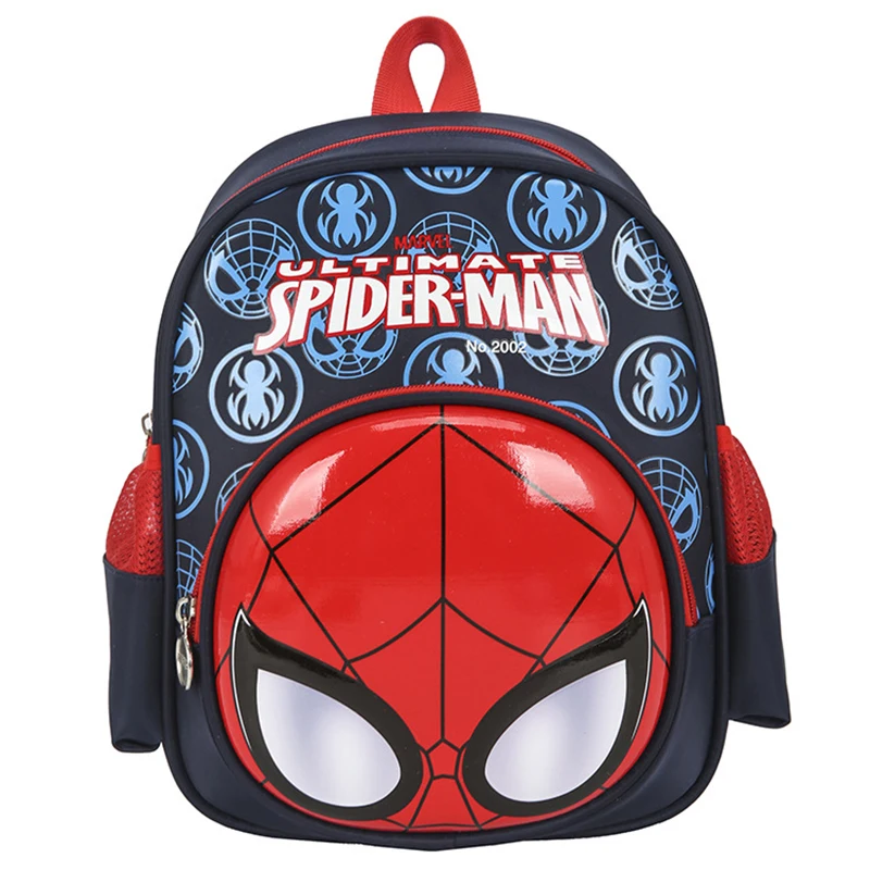 Marvel Cartoon Captain America Boys Backpack Bags For Girls Spiderman Fashion Handbags Student Large Capacity Waterproof Package