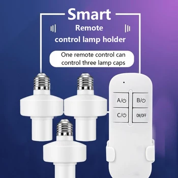 E27 WiFi Smart Light Bulb Adapter Lamp Holder Base AC Smart Life/Tuya Wireless Voice Control 20m Remote distance google home
E27 WiFi Smart Light Bulb Adapter Lamp Holder Base AC Smart Life/Tuya Wireless Voice Control 20m Remote distance google home