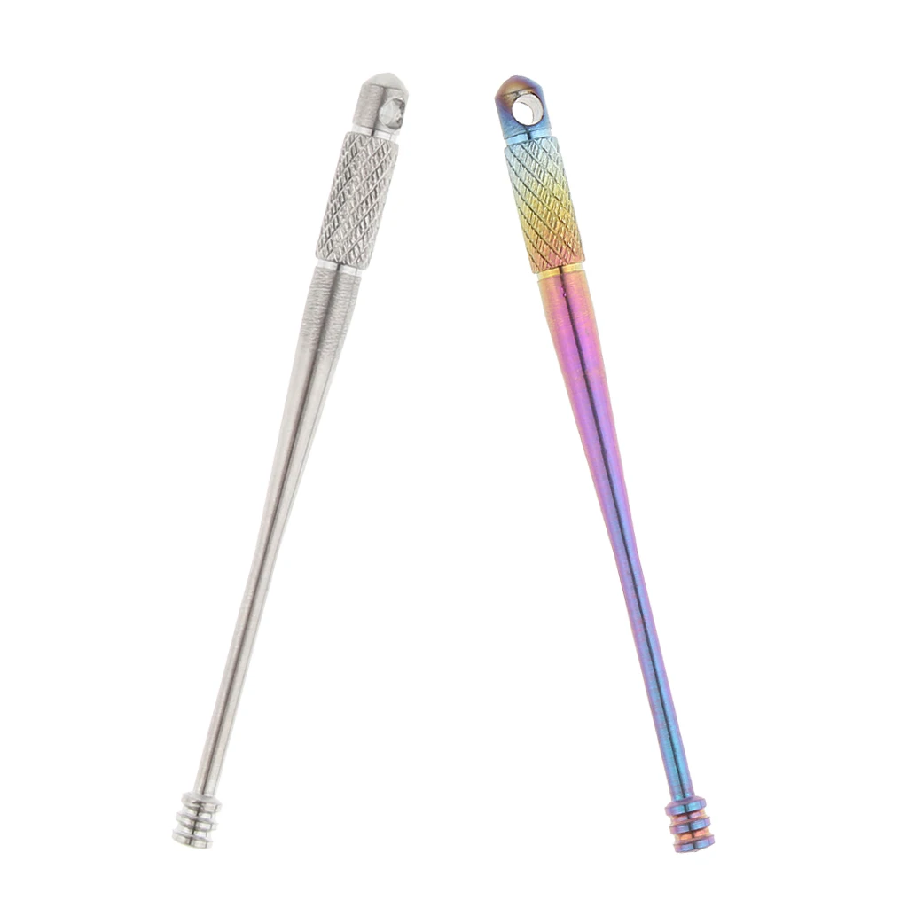 2 Pieces Titanium Ear Pick Wax Curette Remover Cleaner Care Tool, Metal Earpick, 64mm, Durable, Rust Proof, Silver, Colorful
2 Pieces Titanium Ear Pick Wax Curette Remover Cleaner Care Tool, Metal Earpick, 64mm, Durable, Rust Proof, Silver, Colorful