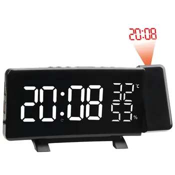 Three-color projection radio clock Temperature Humidity Display 7 inch Large Curved LED Display Bedroom
Three-color projection radio clock Temperature Humidity Display 7 inch Large Curved LED Display Bedroom