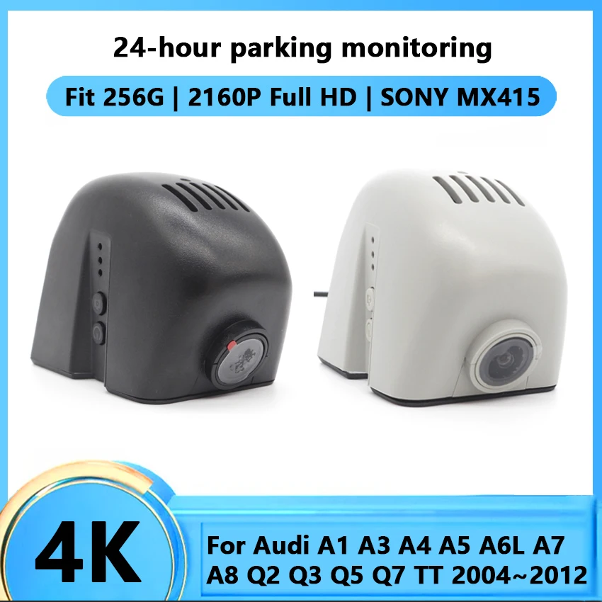 

4K Car Wifi DVR Dash Cam Digital Video Recorder APP Control HD 2160P For Audi A1 A3 A4 A5 A6L A7 A8 Q2 Q3 Q5 Q7 TT 2004 ~ 2012