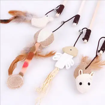 Cat-related Products Cat Toy Cat Rabbit Hair Ball Mouse Cat Teaser Cat Playing Rod Fire Feather Color Feather Bell Mint
Cat-related Products Cat Toy Cat Rabbit Hair Ball Mouse Cat Teaser Cat Playing Rod Fire Feather Color Feather Bell Mint