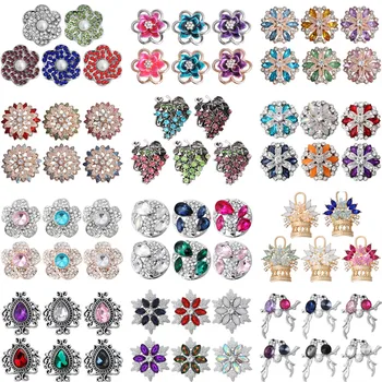 6pcs/lot Multiple Styles Snaps Jewelry Mixed 18mm Snap Button with Crystal Rhinestone Button for 18mm Snap Bracelets Bangles
6pcs/lot Multiple Styles Snaps Jewelry Mixed 18mm Snap Button with Crystal Rhinestone Button for 18mm Snap Bracelets Bangles