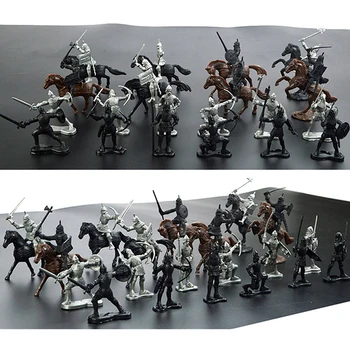 28pcs/lot Soldier Model Military DIY Mini Children Static Medieval Educational Gifts Kids Toy Horses Figures Home Play
28pcs/lot Soldier Model Military DIY Mini Children Static Medieval Educational Gifts Kids Toy Horses Figures Home Play