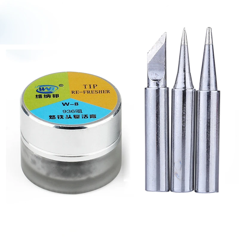 Lead-Free Electric Soldering Iron Tip Refresher Clean Paste for Oxide Solder Iron Tip Head Resurrection Cream Rework Accessory
Lead-Free Electric Soldering Iron Tip Refresher Clean Paste for Oxide Solder Iron Tip Head Resurrection Cream Rework Accessory