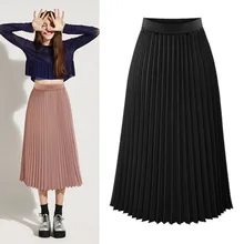 Early Spring Pleated Skirt Fresh Sweet Casual Lovely Versatile Long High Waist Elastic Dress Fashionable Chiffon Skirt Autumn
Early Spring Pleated Skirt Fresh Sweet Casual Lovely Versatile Long High Waist Elastic Dress Fashionable Chiffon Skirt Autumn