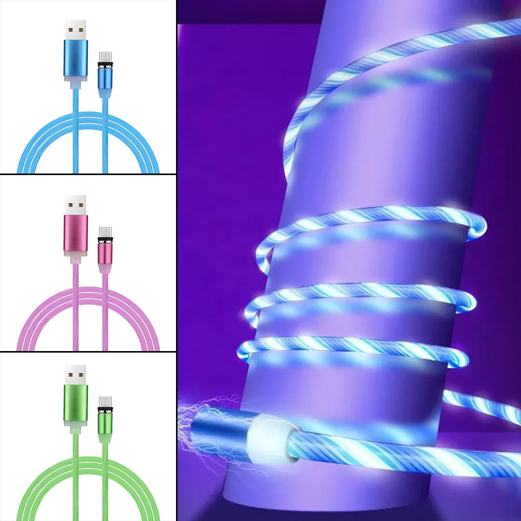 LED Flowing Light Up Micro USB Data Cable Fast Charging USB Sync Micro USB Charger Cord For Android Smartphones Y10
LED Flowing Light Up Micro USB Data Cable Fast Charging USB Sync Micro USB Charger Cord For Android Smartphones Y10