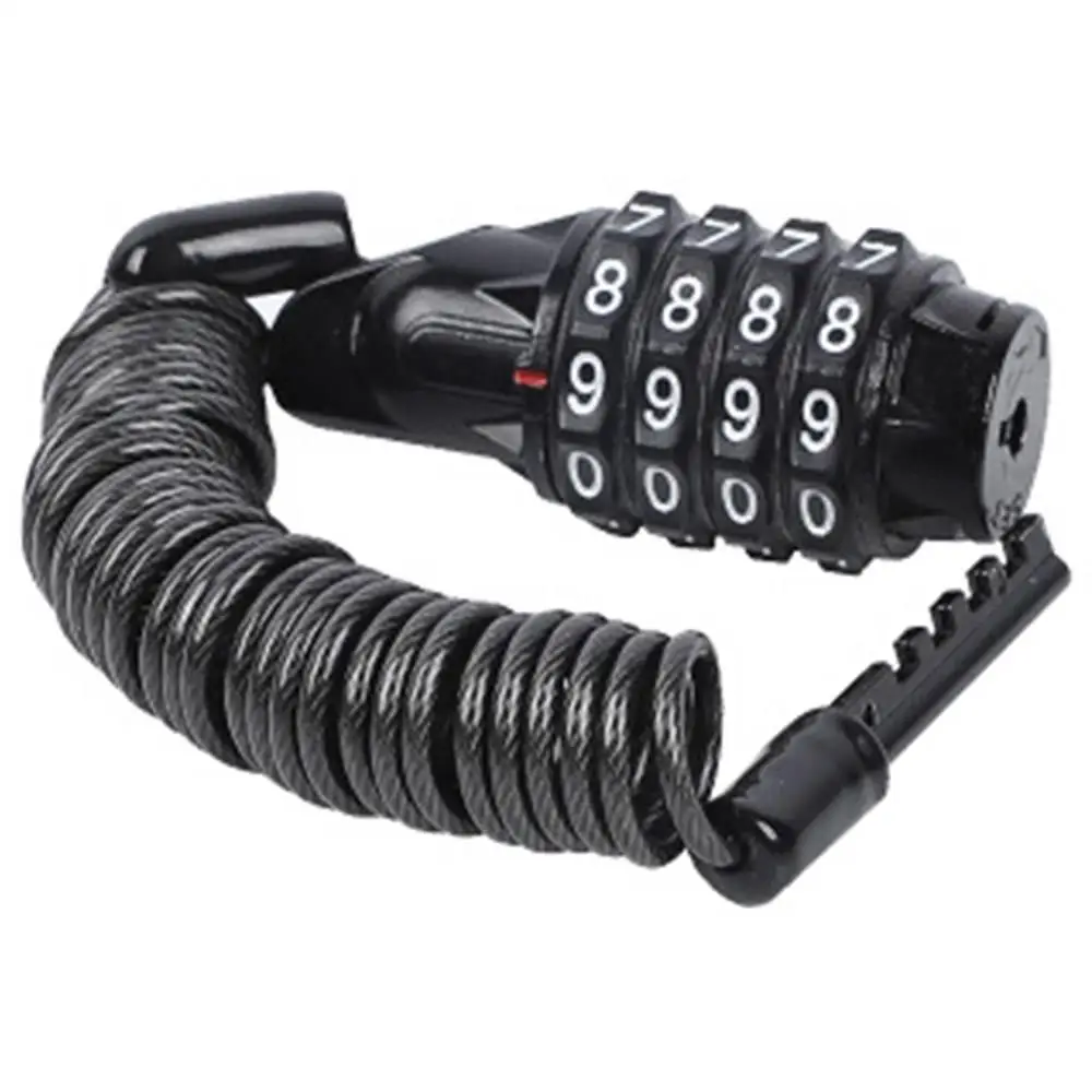 Portable Mini Bicycle Scooter Lock Security 4 Digit Resettable Combination Coiling Cable For XIAOMI M365 Electric scooter KUGOO
Portable Mini Bicycle Scooter Lock Security 4 Digit Resettable Combination Coiling Cable For XIAOMI M365 Electric scooter KUGOO