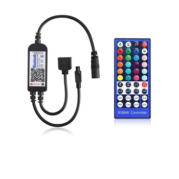 DC5-24V RGBW bluetooths Dimmer Controller + 40keys IR Remote Control For LED Strip Light Accessory
DC5-24V RGBW bluetooths Dimmer Controller + 40keys IR Remote Control For LED Strip Light Accessory