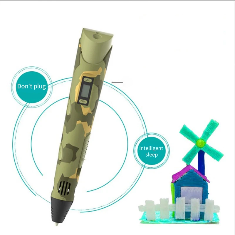 3D Printing Pen with OLED Display Generation Drawing for Doodling Art Craft Making and Education Best Gift For Kids | Компьютеры и