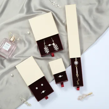 12pcs/lot Cream Jeweley Box High Quality Craft Paper Drawer Box for Necklace Earring Bracelet Ring Package Dispplay Gift Box
12pcs/lot Cream Jeweley Box High Quality Craft Paper Drawer Box for Necklace Earring Bracelet Ring Package Dispplay Gift Box