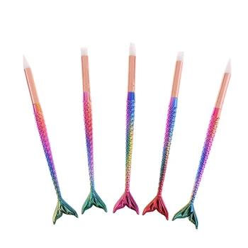 Mermaid Tail UV Gel Nail Art Brush Polish Painting Drawing Pen Brushes 5Pcs
Mermaid Tail UV Gel Nail Art Brush Polish Painting Drawing Pen Brushes 5Pcs