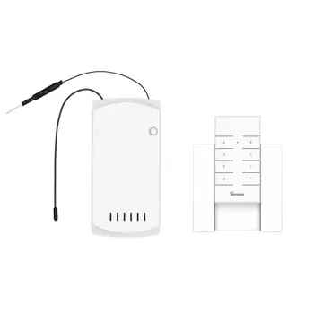 SONOFF IFan03 WiFi Ceiling Fan And Light Controller with RM433 RF Remote Controller and Base 433mhz RF Remote control
SONOFF IFan03 WiFi Ceiling Fan And Light Controller with RM433 RF Remote Controller and Base 433mhz RF Remote control