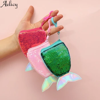Aelicy Fashion Parent-child Sequin Fish Tail Clutch Bag Coin Purse Key Pendant Bag Fish Scale Flash Personality Pendant Bag 
Aelicy Fashion Parent-child Sequin Fish Tail Clutch Bag Coin Purse Key Pendant Bag Fish Scale Flash Personality Pendant Bag