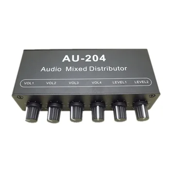 12V Stereo Audio Mixer Distributor Signal Selector switcher 2 Input 4 output 3.5MM Individually Controls Headphones Amplifier
12V Stereo Audio Mixer Distributor Signal Selector switcher 2 Input 4 output 3.5MM Individually Controls Headphones Amplifier