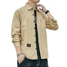 Men's Cotton Long Sleeve Fashion Shirt Autumn New Handsome Casual Cargo Shirt Solid Color Button Door Pocket Decoration M-3XL
Men's Cotton Long Sleeve Fashion Shirt Autumn New Handsome Casual Cargo Shirt Solid Color Button Door Pocket Decoration M-3XL
