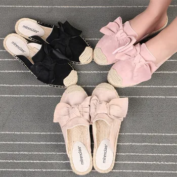 Loafers Cover Toe House Slippers Platform Shoes Butterfly-knot Flock Slides Flat Soft TPR Basic Fabric Fisherman PU Shoes
Loafers Cover Toe House Slippers Platform Shoes Butterfly-knot Flock Slides Flat Soft TPR Basic Fabric Fisherman PU Shoes