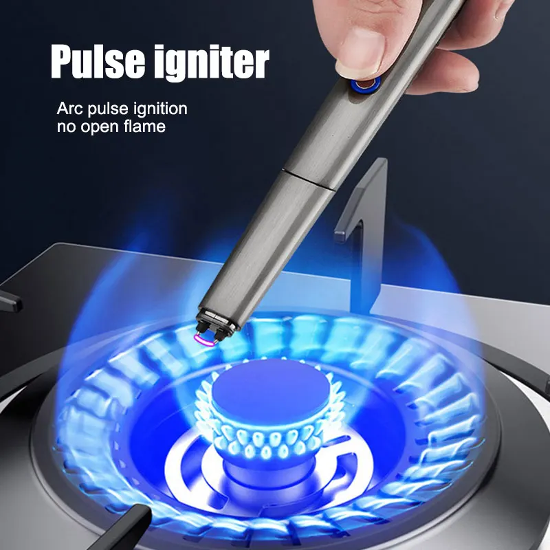USB Charging Lighter With Flashlight Electronic Fire Pulse Igniter Gas Button Flashlights Electric Gas Igniter Candle Lighter
USB Charging Lighter With Flashlight Electronic Fire Pulse Igniter Gas Button Flashlights Electric Gas Igniter Candle Lighter
