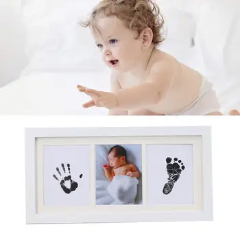 Newborn Baby Hand And Foot Inkpad Photo Frame Hand And Foot Print Souvenir For Baby Memory Supplies 
Newborn Baby Hand And Foot Inkpad Photo Frame Hand And Foot Print Souvenir For Baby Memory Supplies