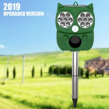 Owl Shape Ultrasonic Animal Repeller Pest Control Dog Fox Cat Deterrent Chase Repellent Eco-friendly Solar Powered Repeller
Owl Shape Ultrasonic Animal Repeller Pest Control Dog Fox Cat Deterrent Chase Repellent Eco-friendly Solar Powered Repeller