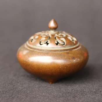 Copper Pattern Incense Furnace smoked Censer tea ceremony sandalwood furnace for Buddha home Crafts Decoration 
Copper Pattern Incense Furnace smoked Censer tea ceremony sandalwood furnace for Buddha home Crafts Decoration
