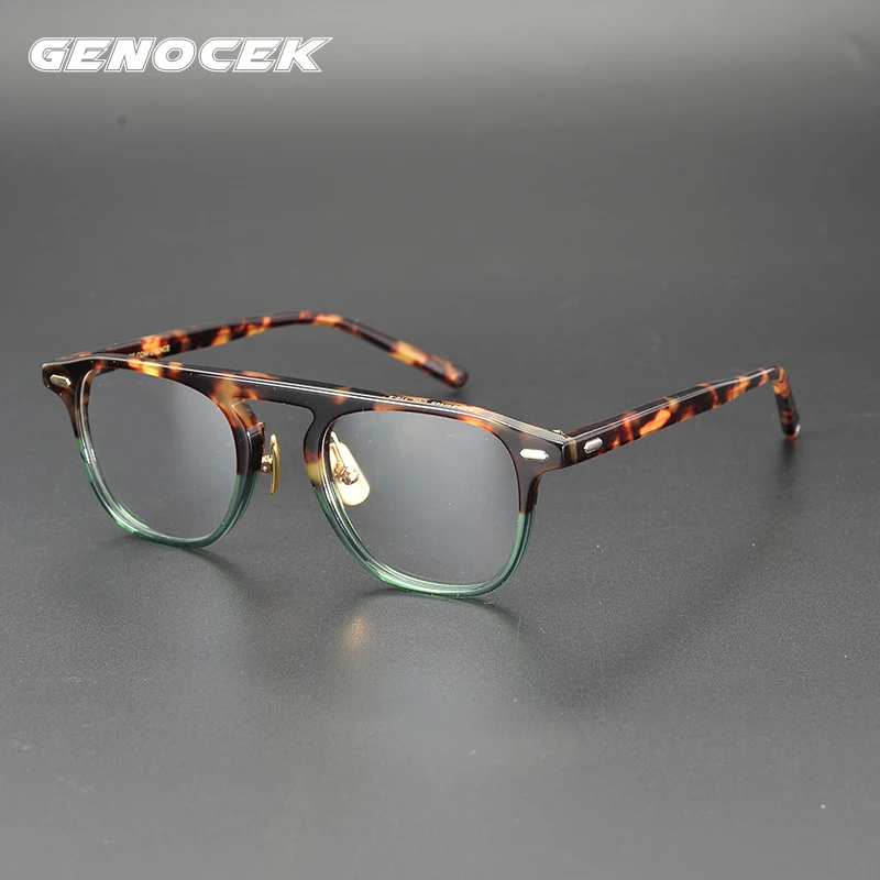 Korea Men Pilot Acetate Optical Glasses Frame Man Luxury Brand Vintage Prescription Myopia Eyeglasses Frame Women Retro Eyewear
Korea Men Pilot Acetate Optical Glasses Frame Man Luxury Brand Vintage Prescription Myopia Eyeglasses Frame Women Retro Eyewear