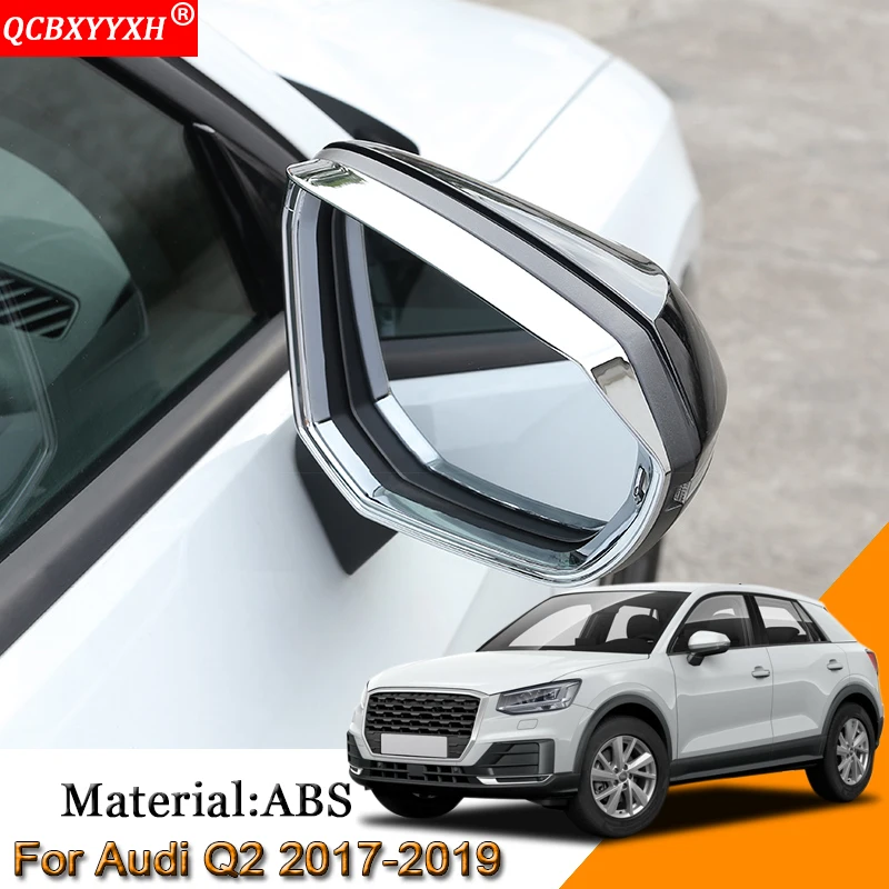 Car Styling ABS Car Rearview Mirror Rain Eyebrow Frame Cover Stickers Sequins Automobiles Car Accessories For Audi Q2 2017-2019
Car Styling ABS Car Rearview Mirror Rain Eyebrow Frame Cover Stickers Sequins Automobiles Car Accessories For Audi Q2 2017-2019