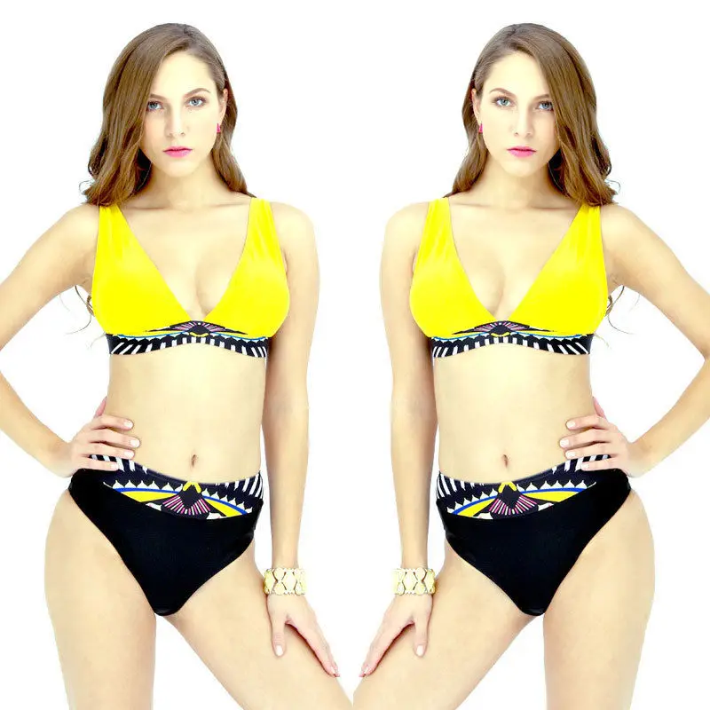 NiceHigh quality Bikini Yellow Swimwear Women High Waist Triangle Bikini Set Bandage Push-Up Swimsuit Bathing
NiceHigh quality Bikini Yellow Swimwear Women High Waist Triangle Bikini Set Bandage Push-Up Swimsuit Bathing