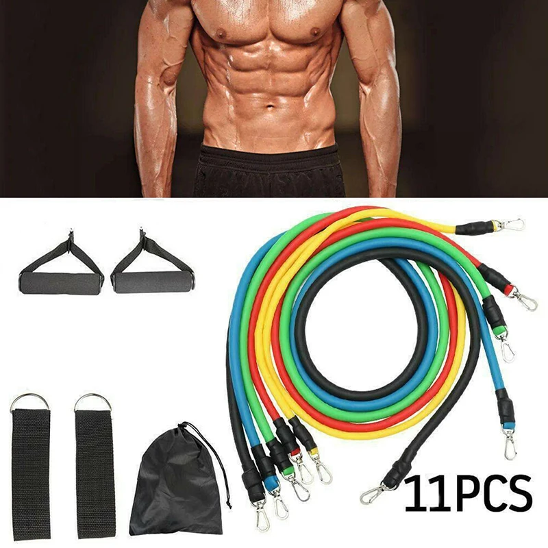 11PCS Resistance Band Set Yoga Pilates Latex Exercise Fitness Tube Workout Band Rubber Band Stretch Training Home Gyms Workout
11PCS Resistance Band Set Yoga Pilates Latex Exercise Fitness Tube Workout Band Rubber Band Stretch Training Home Gyms Workout