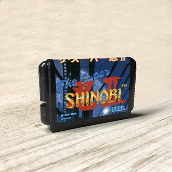 Super Shinobi II - Japan Label Flashkit MD Electroless Gold PCB Card for Sega Genesis Megadrive Video Game Console 
Super Shinobi II - Japan Label Flashkit MD Electroless Gold PCB Card for Sega Genesis Megadrive Video Game Console