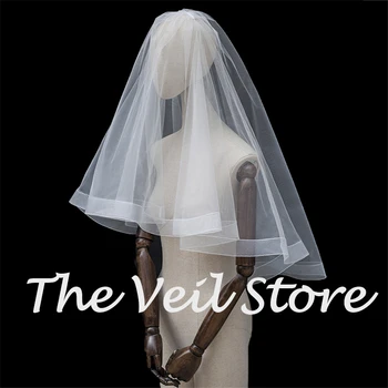Short 2 layers Tulle Bridal weeding Veils for Brides with comb Blusher Voile Mariage Courte velo de novia Simple Vintage 2020
Short 2 layers Tulle Bridal weeding Veils for Brides with comb Blusher Voile Mariage Courte velo de novia Simple Vintage 2020