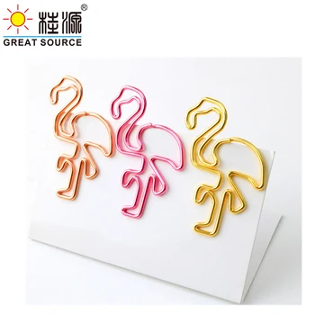 40mm Paper Clip Flamingo-Shape Colorful Metallic Lacquer Office Pin Fix Pin (20 pcs) 
40mm Paper Clip Flamingo-Shape Colorful Metallic Lacquer Office Pin Fix Pin (20 pcs)
