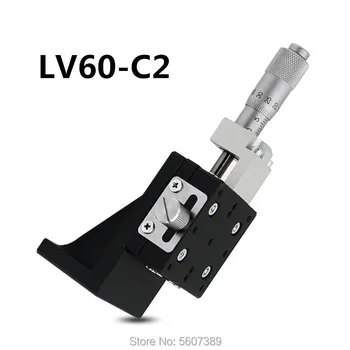 Z Axis 60*60mm 2.4" Manual Displacement Vertical lift fine tuning platform Cross Roller Guide Linear Stage Sliding Table LV60-C2
Z Axis 60*60mm 2.4" Manual Displacement Vertical lift fine tuning platform Cross Roller Guide Linear Stage Sliding Table LV60-C2