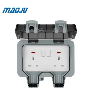 IP66 13A BG Electrical Double gang Weatherproof Outdoor Switched Power Waterproof Socket Enclsoure
IP66 13A BG Electrical Double gang Weatherproof Outdoor Switched Power Waterproof Socket Enclsoure