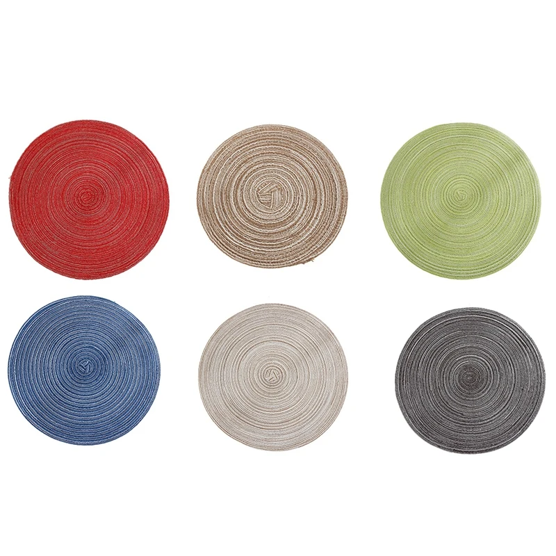 Home Decoration Round Weaving Place Dining Table Pad, 36cm Heat Resistant Kitchen Anti-Skid Mat
Home Decoration Round Weaving Place Dining Table Pad, 36cm Heat Resistant Kitchen Anti-Skid Mat