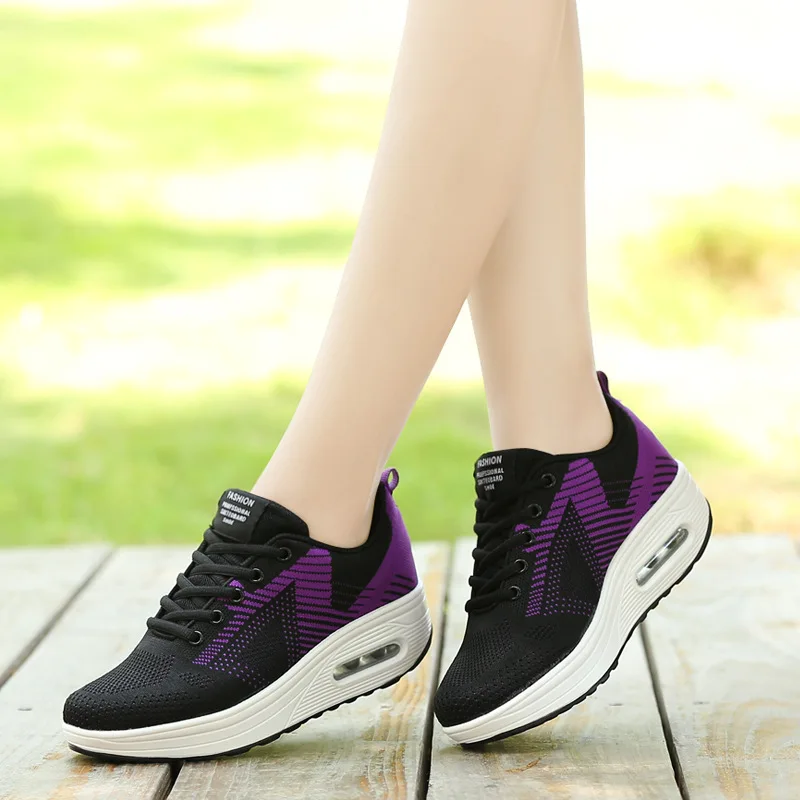 New 2020 Sneakers Women Shoes Breathable Mesh Sports Casual Shoes Woman Solid Lace-up Wedges Plaform Shoes Women Sneakers 
New 2020 Sneakers Women Shoes Breathable Mesh Sports Casual Shoes Woman Solid Lace-up Wedges Plaform Shoes Women Sneakers