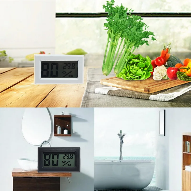 New Digital Thermometer Humidity Sensor Backlight LCD Temperature Instruments Thermostat Outdoor Weather Station New Multitool
New Digital Thermometer Humidity Sensor Backlight LCD Temperature Instruments Thermostat Outdoor Weather Station New Multitool