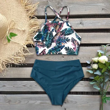High Waist Swimsuit 2020 New Sexy Women Swimwear Vintage High Neck Bikini Set Bathing Suits Swim Wear Biquini Plus Size S-XL
High Waist Swimsuit 2020 New Sexy Women Swimwear Vintage High Neck Bikini Set Bathing Suits Swim Wear Biquini Plus Size S-XL