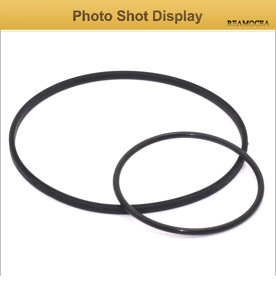 Reamocea 2Pcs Black Rubber Vacuum Pump Seal Kit 11668626471 Fit for BMW V8 E46 E65 E66 E53 E70 E60 E84 E90 745i 545i 645i X1 X5 (7)