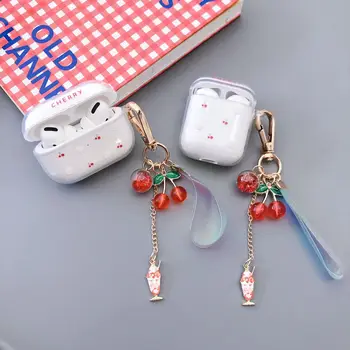 for AirPods 2 Case Ins Cherry Pendant Keyring Earphone Case AirPods Pro 3 Cute Bear clear Headphone Hard Cover for Air Pods 
for AirPods 2 Case Ins Cherry Pendant Keyring Earphone Case AirPods Pro 3 Cute Bear clear Headphone Hard Cover for Air Pods