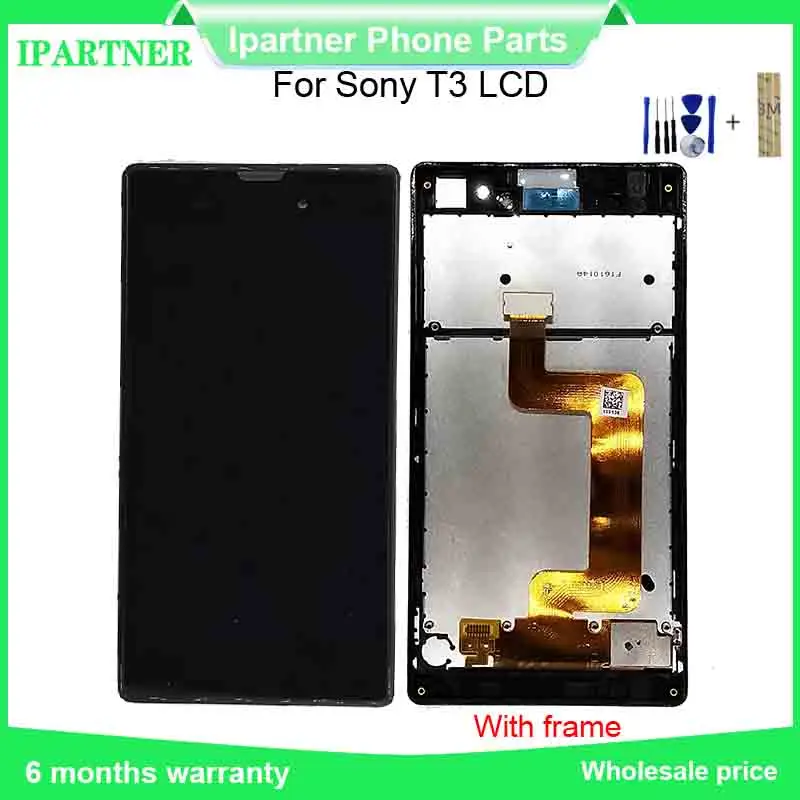 For Sony For Xperia T3 M50W D5103 D5102 LCD Display Touch Screen Digitizer Assembly Replacement Parts For Sony T3 LCD with Frame
For Sony For Xperia T3 M50W D5103 D5102 LCD Display Touch Screen Digitizer Assembly Replacement Parts For Sony T3 LCD with Frame