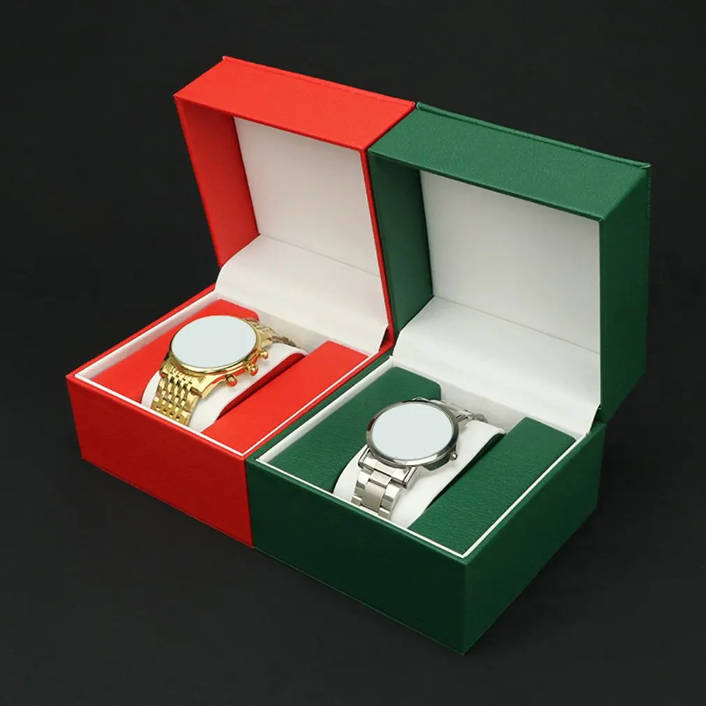 New Pu Watch Case High End Watch Storage Box 11×11×8cm Clamshell Packing Box With Pillow Watch Box Storing Wrist Watch Protect
New Pu Watch Case High End Watch Storage Box 11×11×8cm Clamshell Packing Box With Pillow Watch Box Storing Wrist Watch Protect