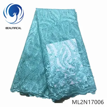 BEAUTIFICAL nigerian lace fabrics tulle mesh lace with beads New design embroidery french net lace fabric for wedding ML2N170
BEAUTIFICAL nigerian lace fabrics tulle mesh lace with beads New design embroidery french net lace fabric for wedding ML2N170
