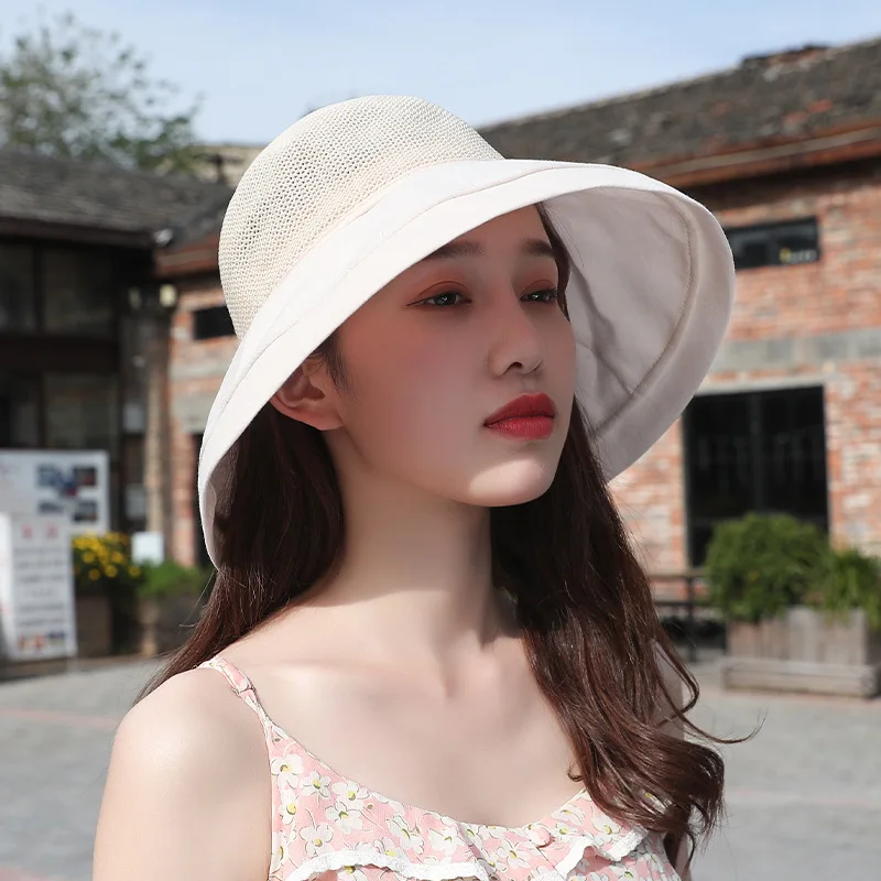 Hat Women's Korean-style New Style Bucket Hat Topee Sun-resistant UV-Protection lv kong mao-Top Breathable Outdoor Sun Hat
Hat Women's Korean-style New Style Bucket Hat Topee Sun-resistant UV-Protection lv kong mao-Top Breathable Outdoor Sun Hat