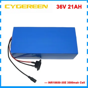 1000W 36V lithium battery 36V 21AH ebike battery 3500mah INR18650 35E cell 30A BMS 2A Charger Free customs fee
1000W 36V lithium battery 36V 21AH ebike battery 3500mah INR18650 35E cell 30A BMS 2A Charger Free customs fee