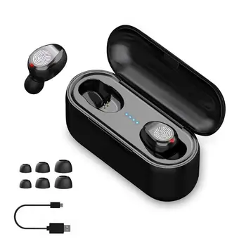 F9 Mini Wireless Bluetooth Earphone Standby Time Sweatproof Sport Earbuds with 3500mA Charging Box Mobile Power Bank
F9 Mini Wireless Bluetooth Earphone Standby Time Sweatproof Sport Earbuds with 3500mA Charging Box Mobile Power Bank