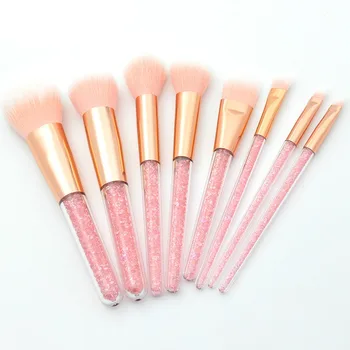 8pcs Reusable Transparent Multi Use Portable Plastic Powder Blending Makeup Brush Set Soft Fiber Crystal Long Rod Cosmetic Tools
8pcs Reusable Transparent Multi Use Portable Plastic Powder Blending Makeup Brush Set Soft Fiber Crystal Long Rod Cosmetic Tools